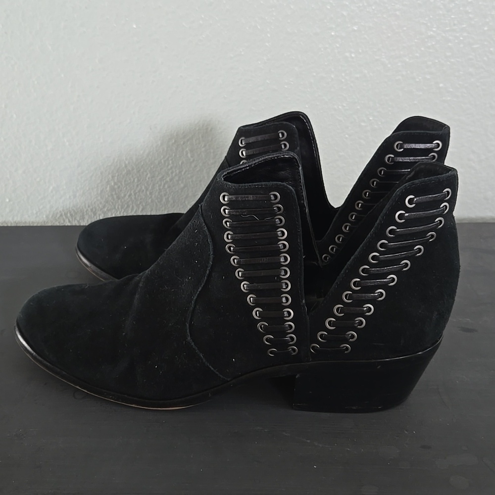 Vince Camuto Black Ankle Boots Size 8.5 - Picture 5 of 9
